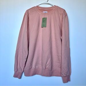 Goodfellow & Co Pink Crewneck Sweatshirt size L Longsleeve msrp 25$